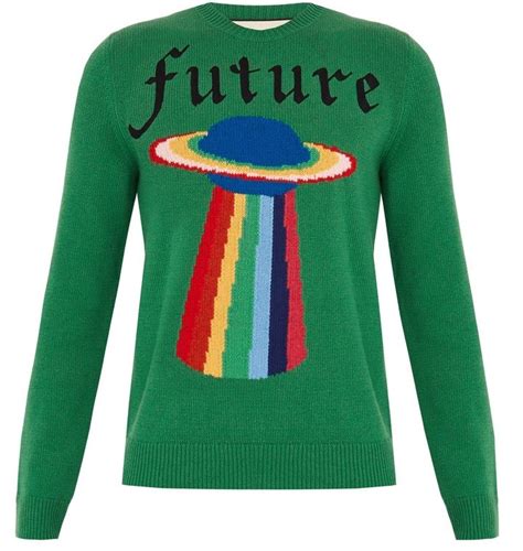 spaceship rainbow gucci sweater|Gucci Hoodies for Men .